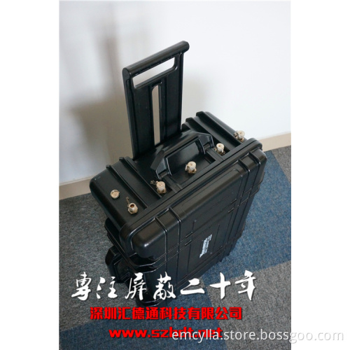 5 Channels Portable Military High Power (Built-in Battry) Cellphone Jammer, Military Portable Bomb Signal Jammer, Phone Bomb Blocker